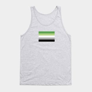 Aromantic Pride Flag Tank Top